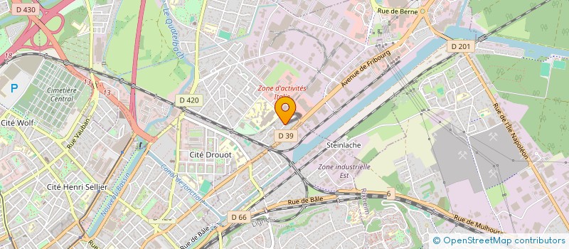 localisation de l'entreprise SCI KURESEPI  ILLZACH