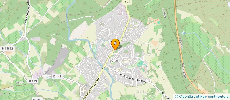 localisation de l'entreprise SCI KURI  TEYRAN