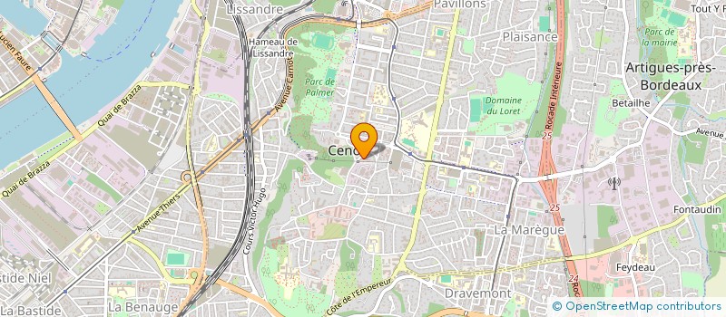 localisation de l'entreprise SCI KURT IMMO  CENON