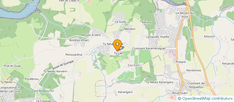 localisation de l'entreprise SCI KURZMANN  GOUESNACH