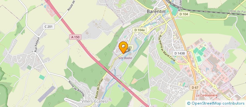 localisation de l'entreprise SCI KUSTENKIND  BARENTIN