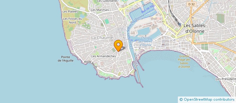 localisation de l'entreprise SCI KUV JR à LES SABLES D'OLONNE