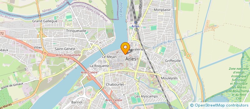 localisation de l'entreprise SCI KUX THUAN à ARLES
