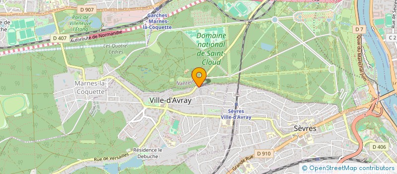 localisation de l'entreprise SCI KVALOYA  VILLE-D'AVRAY