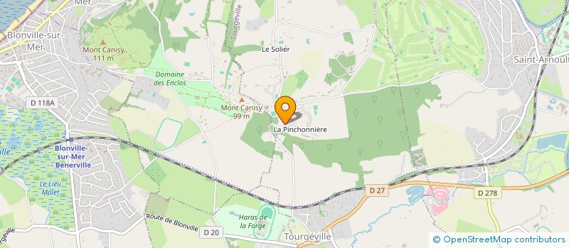 localisation de l'entreprise SCI KVMB HAUBERT  TOURGEVILLE