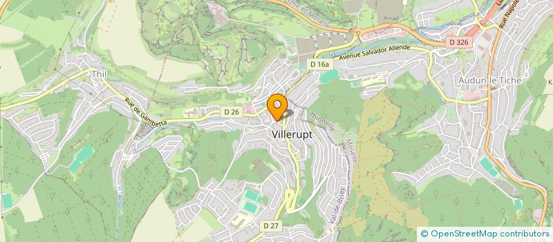 localisation de l'entreprise SCI KVME  VILLERUPT