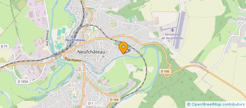 localisation de l'entreprise SCI KVS à NEUFCHATEAU