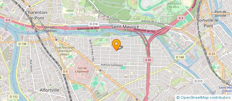 localisation de l'entreprise SCI KW & CO à MAISONS-ALFORT