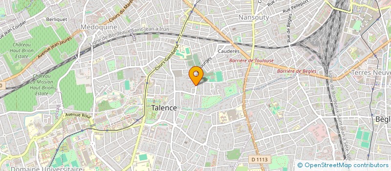 localisation de l'entreprise SCI KWAM  TALENCE