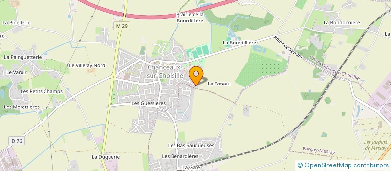 localisation de l'entreprise SCI KWEJA à CHANCEAUX-SUR-CHOISILLE