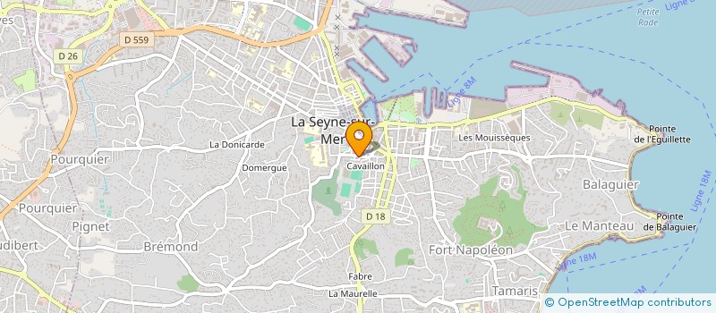 localisation de l'entreprise SCI KYALLA à LA SEYNE-SUR-MER