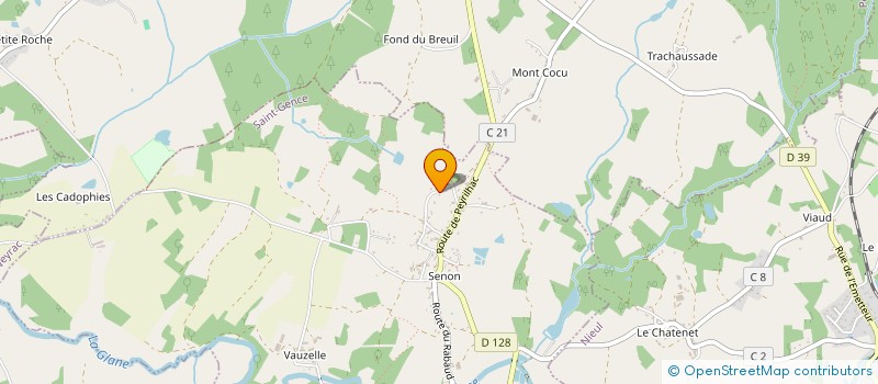 localisation de l'entreprise SCI KYBOUCO  SAINT-GENCE