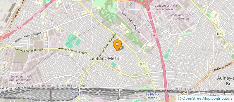 localisation de l'entreprise SCI KYDEFLO à LE BLANC-MESNIL