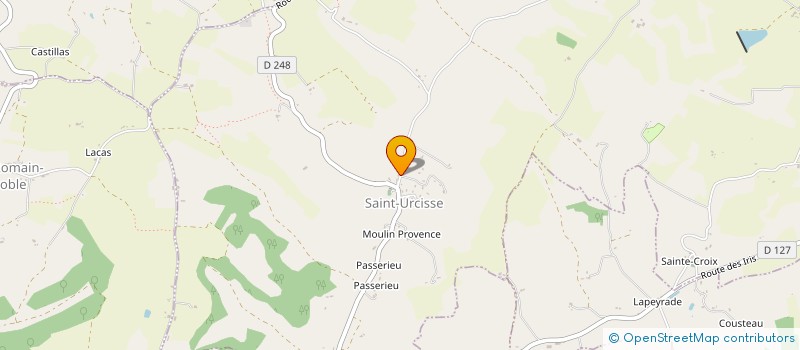 localisation de l'entreprise SCI KYF  LA SAUVETAT DE SAVERES