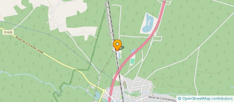 localisation de l'entreprise SCI KYFRANC  LABOUHEYRE