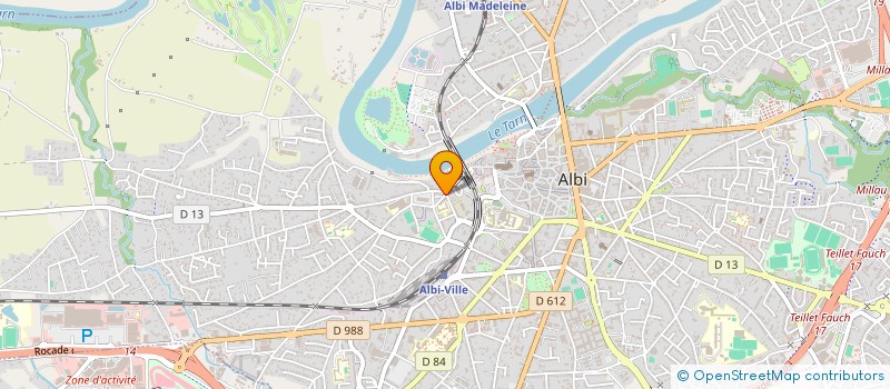 localisation de l'entreprise SCI KYL à ALBI