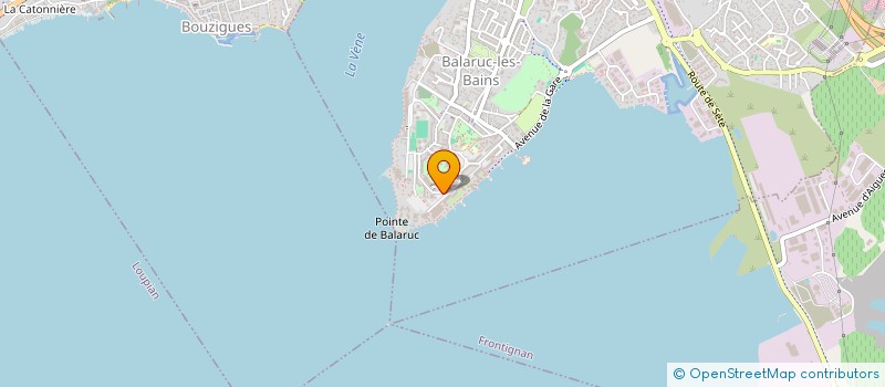 localisation de l'entreprise SCI KYLAN  BALARUC-LES-BAINS