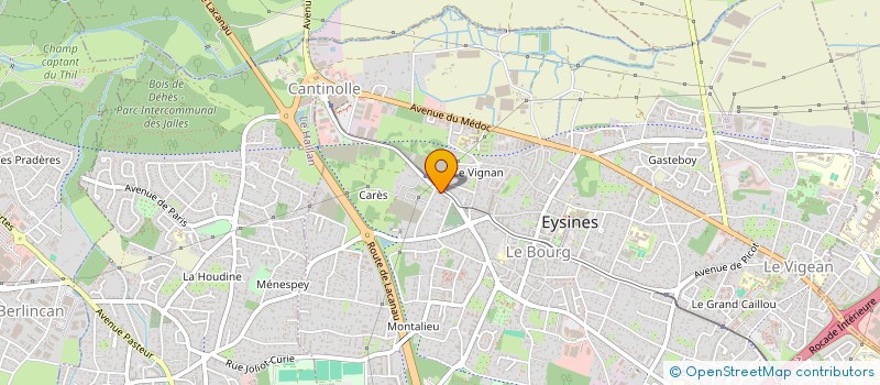 localisation de l'entreprise SCI KYLE  EYSINES