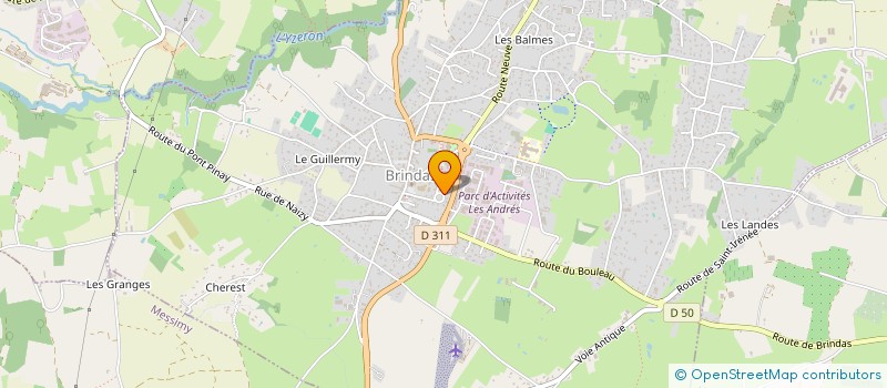 localisation de l'entreprise SCI KYLE  BRINDAS