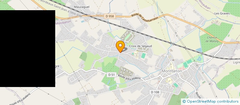 localisation de l'entreprise SCI KYLIAN  MONTBETON