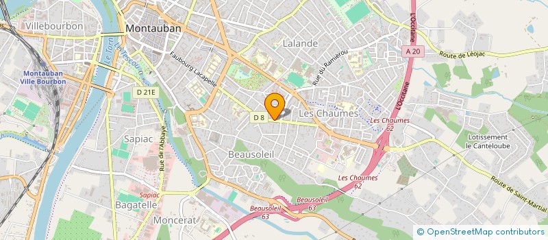 localisation de l'entreprise SCI KYNO  MONTAUBAN