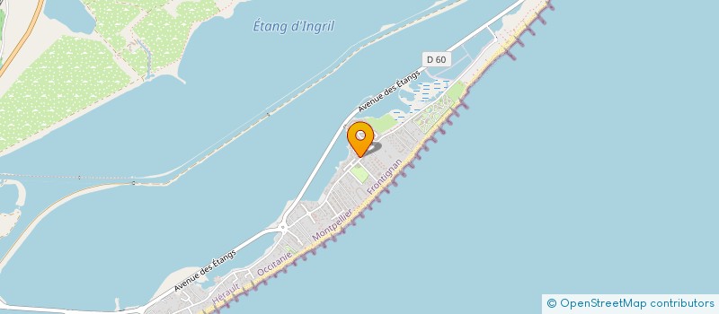 localisation de l'entreprise SCI KYNOYA à FRONTIGNAN