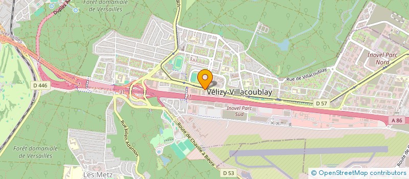 localisation de l'entreprise SCI KYNTIMMO 28  VELIZY-VILLACOUBLAY