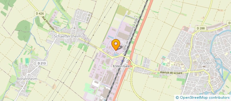 localisation de l'entreprise SCI KYOTO  ERSTEIN