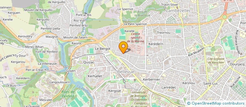 localisation de l'entreprise SCI KYPAJE  BREST