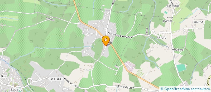 localisation de l'entreprise SCI KYRANO  SADIRAC