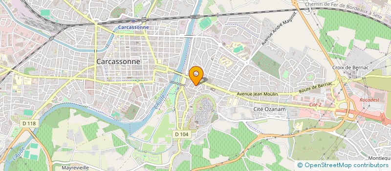 localisation de l'entreprise SCI KYRIAN à CARCASSONNE