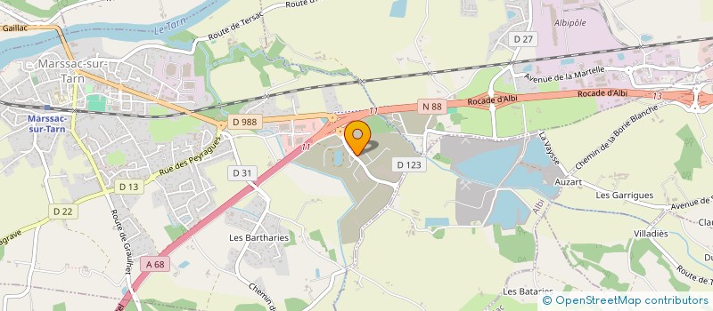 localisation de l'entreprise SCI KYRIELLE  MARSSAC-SUR-TARN