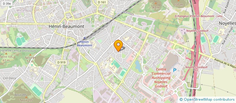 localisation de l'entreprise SCI KYRNOS à HENIN-BEAUMONT