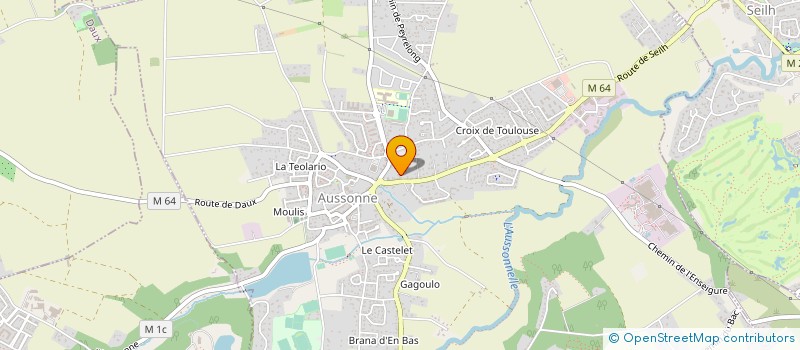 localisation de l'entreprise SCI KYROS OCCITANIE à AUSSONNE