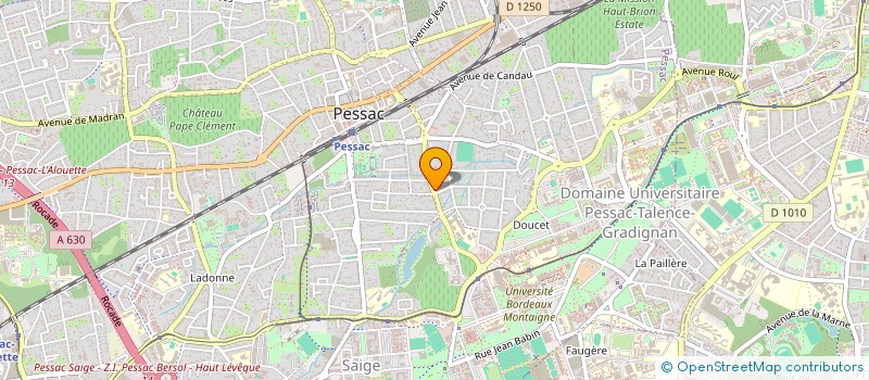 localisation de l'entreprise SCI KYTTRIE  PESSAC