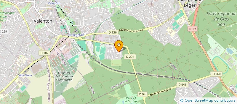 localisation de l'entreprise SCI KYW à LIMEIL-BREVANNES