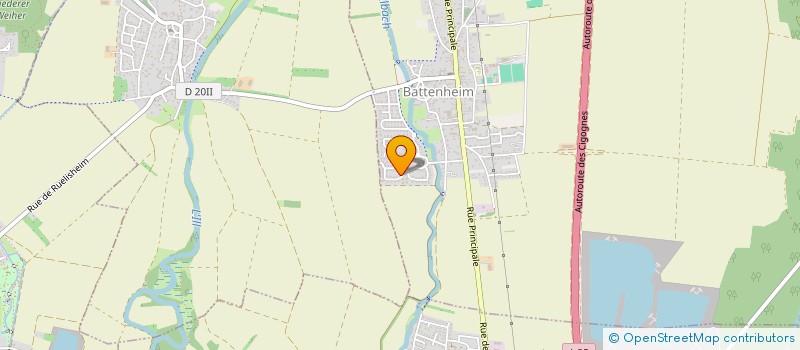 localisation de l'entreprise SCI KZ  BATTENHEIM