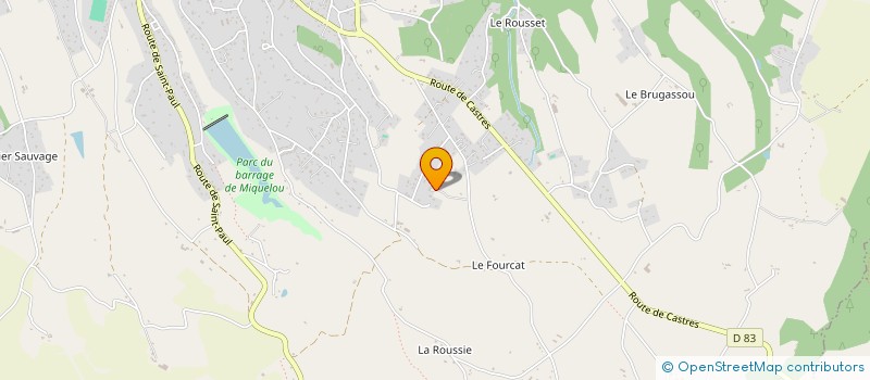 localisation de l'entreprise SCI KZ FAMILY  GRAULHET