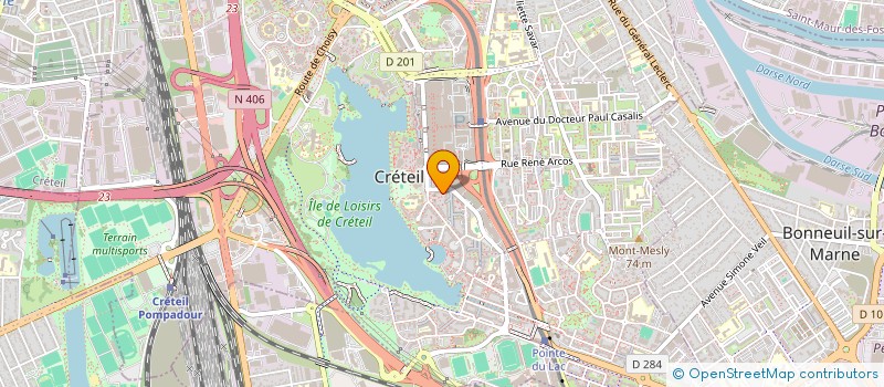 localisation de l'entreprise SCI KZM IMMO  CRETEIL