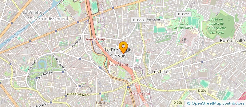 localisation de l'entreprise SCI KZO à LE PRE-SAINT-GERVAIS