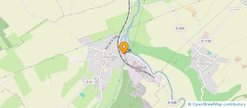 localisation de l'entreprise SCI L 2 R  XEUILLEY