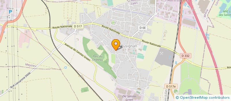 localisation de l'entreprise SCI L.2.V.9.  PUSIGNAN