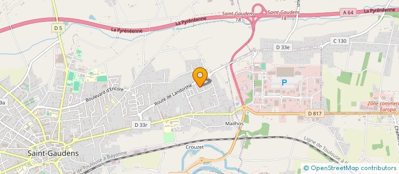 localisation de l'entreprise SCI L 31  SAINT-GAUDENS