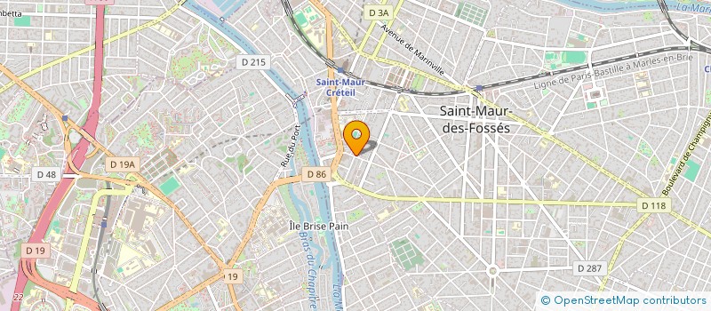 localisation de l'entreprise SCI L.&.A à SAINT-MAUR-DES-FOSSES