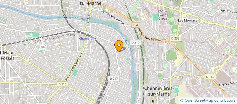 localisation de l'entreprise SCI L.A à SAINT-MAUR-DES-FOSSES