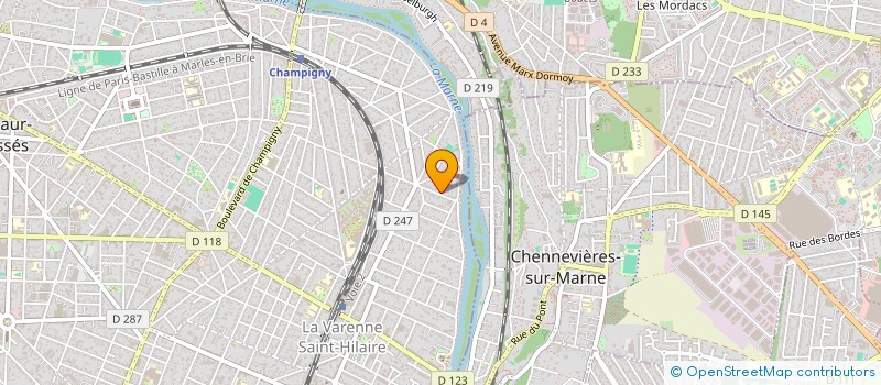 localisation de l'entreprise SCI L&A à SAINT-MAUR-DES-FOSSES