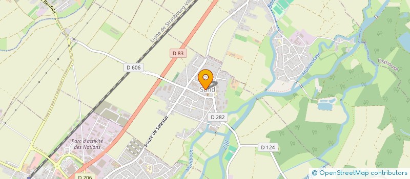 localisation de l'entreprise SCI L&A  SAND