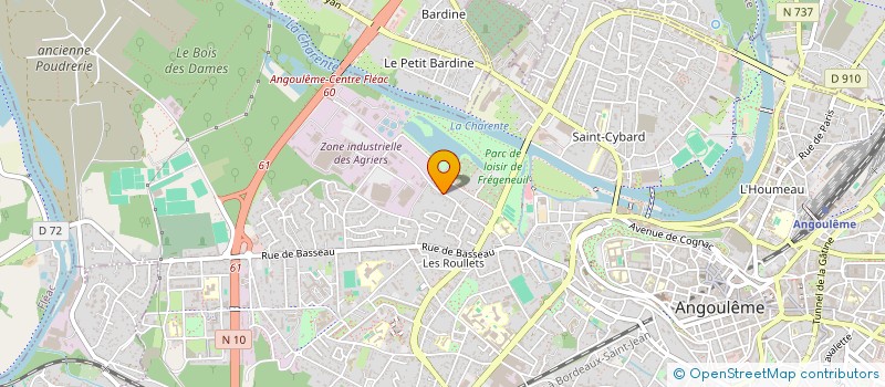 localisation de l'entreprise SCI L.A.B.D. à ANGOULEME