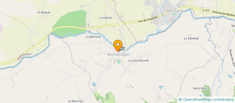 localisation de l'entreprise SCI L.A.B.L.  MONTDRAGON