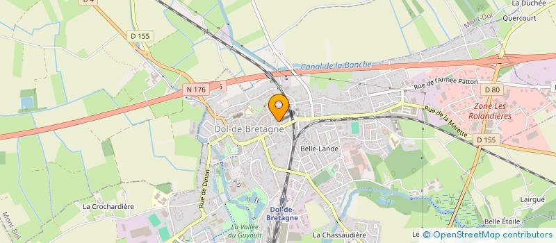 localisation de l'entreprise SCI L A B RENOVE  BAGUER-MORVAN